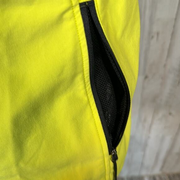North Face Highlighter Neon Yellow Vest with Black Trim- Size Large - Picture 6 of 12